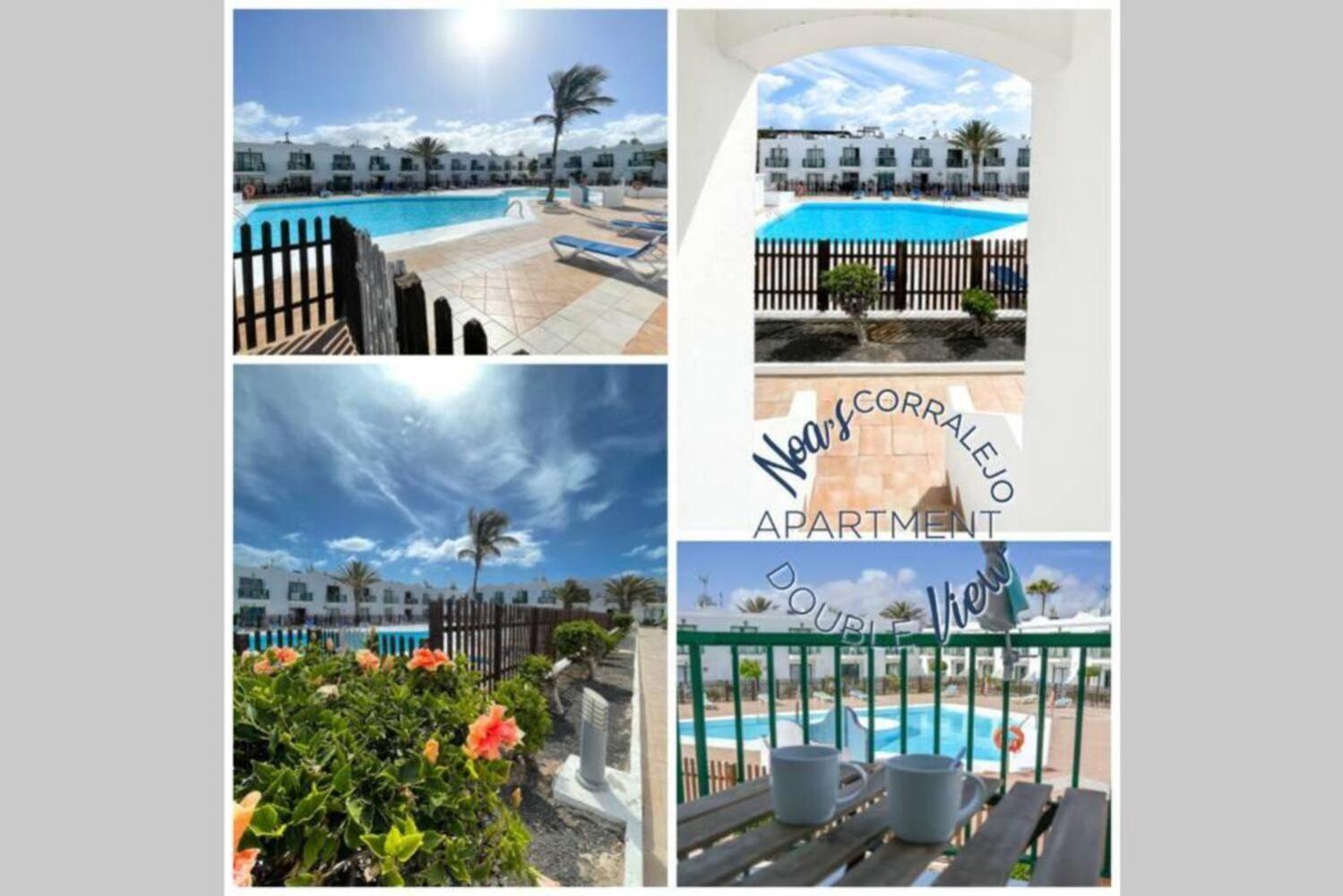 Sunny Noa'S Apartment Double Pool View- Wifi Fibra By Rentalfue Corralejo Bagian luar foto
